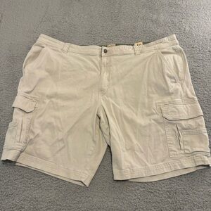 Redhead Shorts Men's Size 48 Cargo Light‎ Khaki Outdoors Hiking Camp Y2k